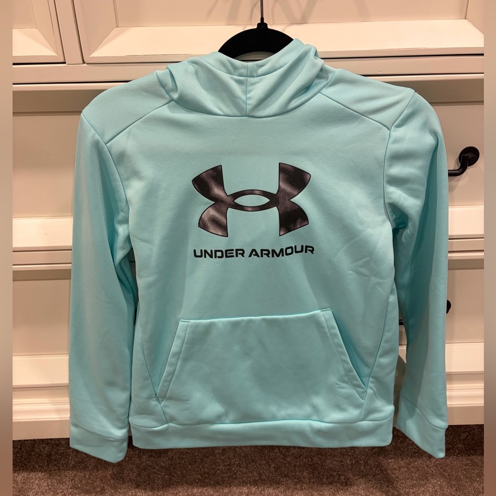Under Armour Light Blue Fleece Hoodie